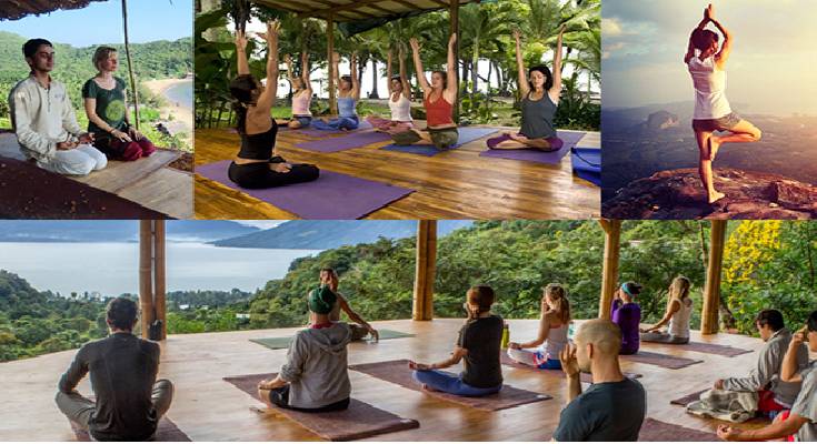 Hub for yoga retreats and known for yoga tourism worldwide